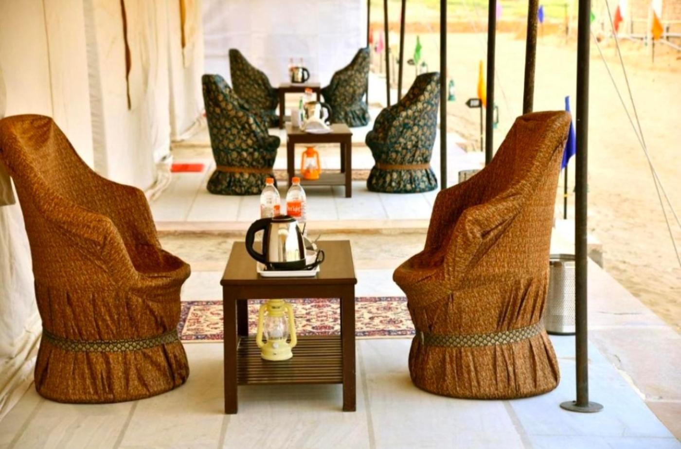 The Saffron Desert Camp Jaisalmer Buitenkant foto