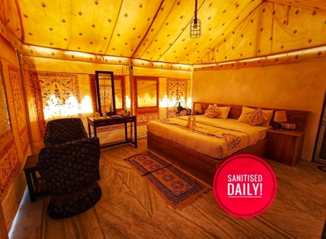 The Saffron Desert Camp Jaisalmer Buitenkant foto